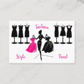 Carte De Visite Machine à coudre Avec Fleurs Vêtements Altération (Dos)