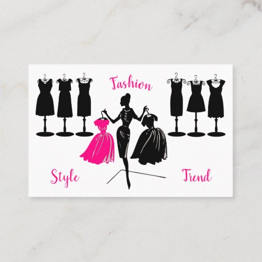 Carte De Visite Machine à coudre Avec Fleurs Vêtements Altération (Dos)