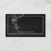 Carte De Visite Machine à coudre | Cuir | Stitching (Dos)