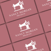 Carte De Visite Machine à coudre Dusty Rose