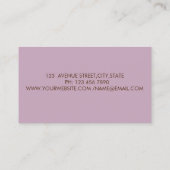 Carte De Visite Machine à coudre éclaboussure de peinture aquarell (Dos)