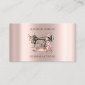 Carte De Visite Machine à coudre élégante et moderne (Devant)