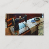 Carte De Visite Machine à coudre et pincushions (Dos)