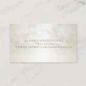 Carte De Visite Machine à coudre florale professionnelle Chat Boke (Dos)