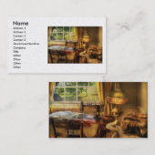 Carte De Visite Machine à coudre - Machine à coudre domestique, No (Devant / Derrière)