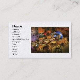 Carte De Visite Machine à coudre - machine à coudre IV