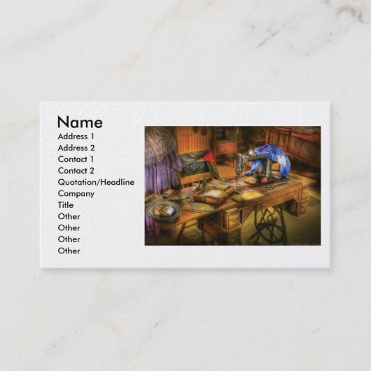 Carte De Visite Machine à coudre - machine à coudre IV (Devant)