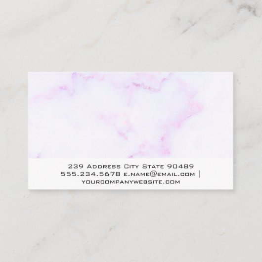 Carte De Visite Machine à coudre | Mannequin (Dos)