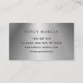 Carte De Visite Machine à coudre métallique (Dos)