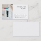 Carte De Visite Machine à coudre moderne (Devant / Derrière)