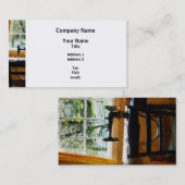 Carte De Visite Machine à coudre par fenêtre (Devant / Derrière)