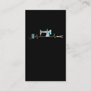 Carte De Visite Machine à coudre Quilting Heartbeat