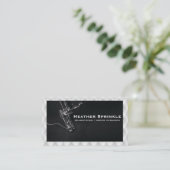 Carte De Visite Machine à coudre | Remplissage capitonné blanc (Debout devant)