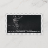 Carte De Visite Machine à coudre | Remplissage capitonné blanc (Dos)