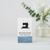 Carte De Visite Machine à coudre | Seamstress | Sur mesure (Debout devant)