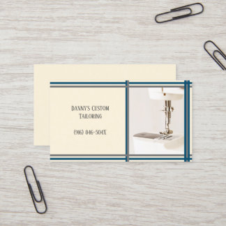 Carte De Visite Machine à coudre sur mesure
