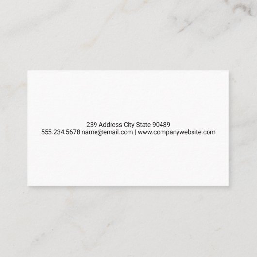 Carte De Visite Machine à coudre | Vêtements mode (Dos)