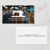 Carte De Visite Machine à coudre | Vêtements mode (Devant / Derrière)