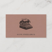 Carte De Visite Machine à écrire Smith Premier No. 2 (Devant)