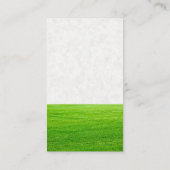 Carte De Visite Machine à gazon assise | Couper l'herbe (Dos)