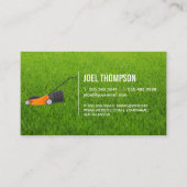 Carte De Visite Machine à gazon | Herbe (Devant)