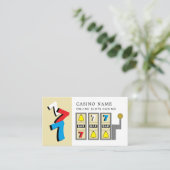 Carte De Visite Machine à sous, casino, industrie du jeu (Debout devant)