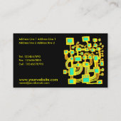 Carte De Visite Machine Alien V2 (Dos)