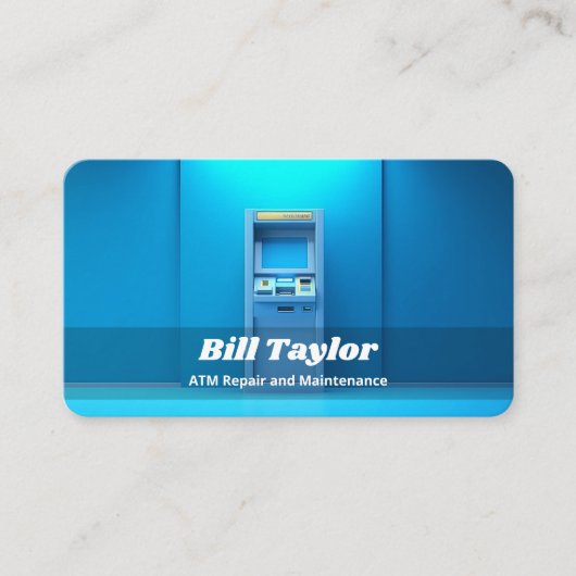 Carte De Visite Machine ATM (Devant)