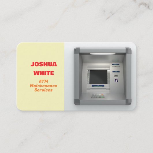 Carte De Visite Machine ATM (Devant)