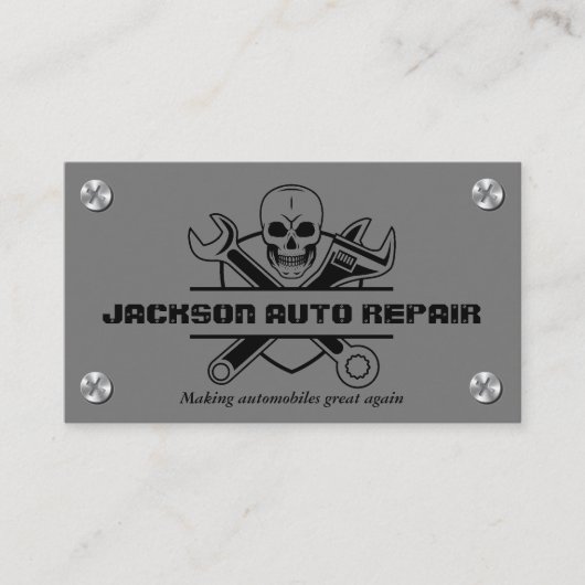 Carte De Visite Machine automobile Réparation automatique Réparati (Devant)