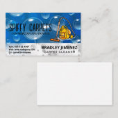 Carte De Visite Machine de nettoyage de tapis | Bulles de savon (Devant / Derrière)