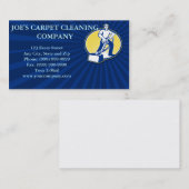 Carte De Visite Machine de nettoyage de vide de décapant de tapis (Devant / Derrière)