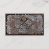 Carte De Visite Machine de réparation automatique Grunge rouille e (Devant)