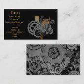 Carte De Visite Machines à vapeur (Devant / Derrière)