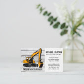 Carte De Visite Machines de construction | Bulldozer (Debout devant)