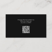 Carte De Visite Machines et métaux (Dos)