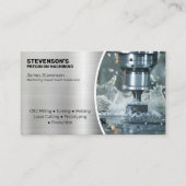 Carte De Visite Machines et métaux (Devant)