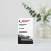 Carte De Visite Machines et métaux (Debout devant)