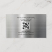 Carte De Visite Machines et métaux (Dos)