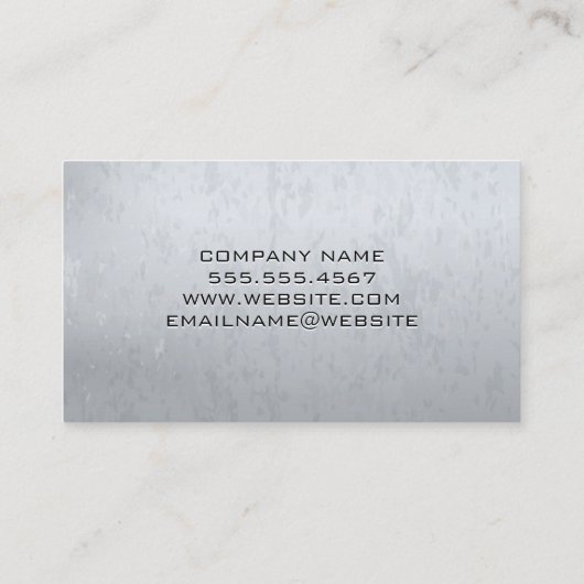 Carte De Visite Machines lourdes de construction | Constructeurs (Dos)