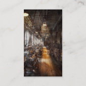 Carte De Visite Machiniste - accueil à l'atelier (Dos)