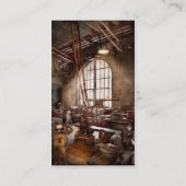 Carte De Visite Machiniste - J'aime les gros outils (Dos)