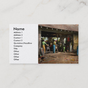 Carte De Visite Machiniste - Machinistes de Jardin 1942