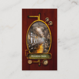 Carte De Visite Machiniste - Père Noël vieux atelier