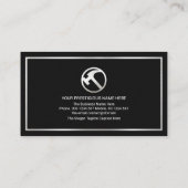 Carte De Visite Macho Argent Handyman Hammers Constructeur de cadr (Dos)