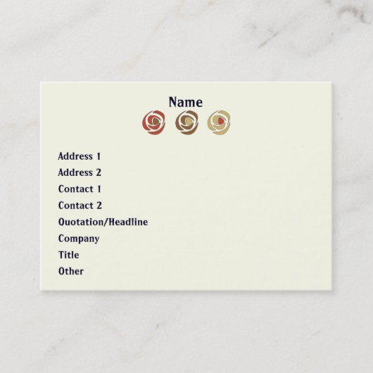 Carte De Visite Mackinroses (Devant)