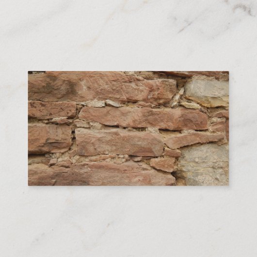 Carte De Visite Maçon de construction (Dos)