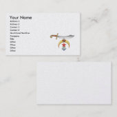 Carte De Visite Maçon de tombeau (Devant / Derrière)