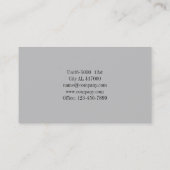 Carte De Visite Maçonnerie de maçonnerie de maçonnerie (Dos)