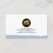 Carte De Visite Maçonnerie en brique créative Travaux de construct (Dos)